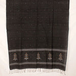 Handwoven Jamdani Cotton Dupatta-Rutambhara-RUTAMBHARA