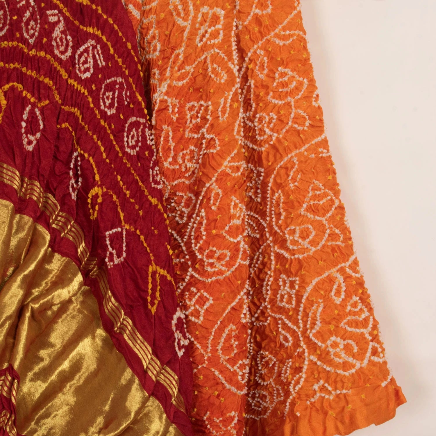 Handcrafted Bandhani Gajji Silk Dupatta