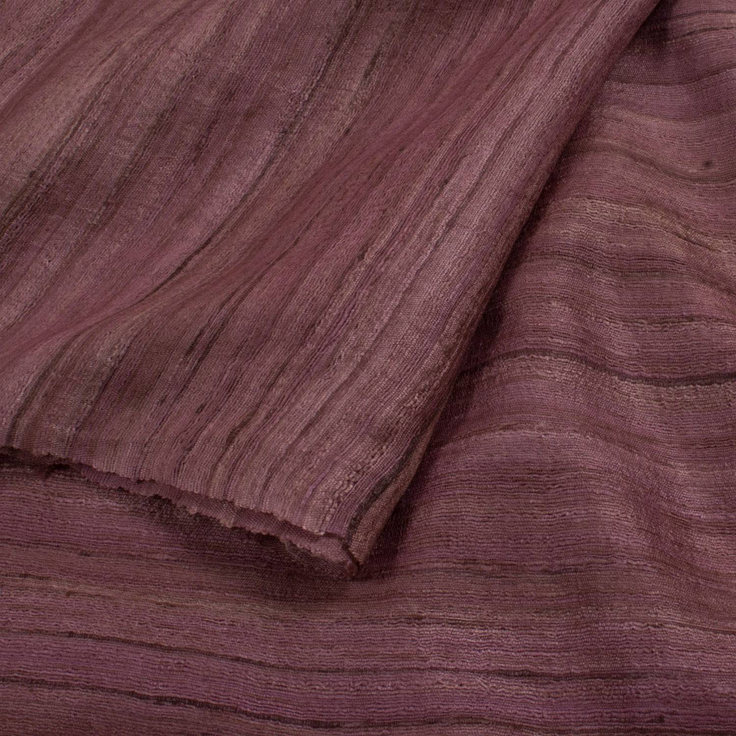 Hand Block Printed Geecha Silk Salwar Suit Material-Rutambhara-RUTAMBHARA