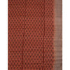 Hand Block Printed Tussar Silk Salwar Suit Material