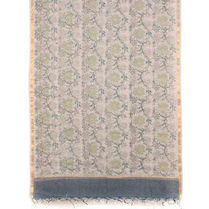 Hand Block Printed Cotton Salwar Suit Material-Rutambhara-RUTAMBHARA