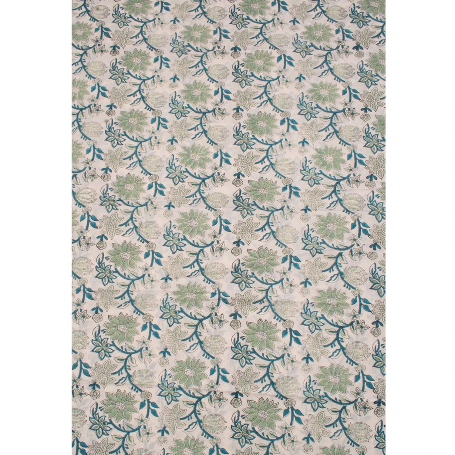 Hand Block Printed Cotton Salwar Suit Material-Rutambhara-RUTAMBHARA