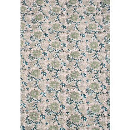 Hand Block Printed Cotton Salwar Suit Material-Rutambhara-RUTAMBHARA