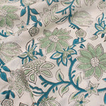 Hand Block Printed Cotton Salwar Suit Material-Rutambhara-RUTAMBHARA