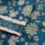 Hand Block Printed Cotton Salwar Suit Material-Rutambhara-RUTAMBHARA