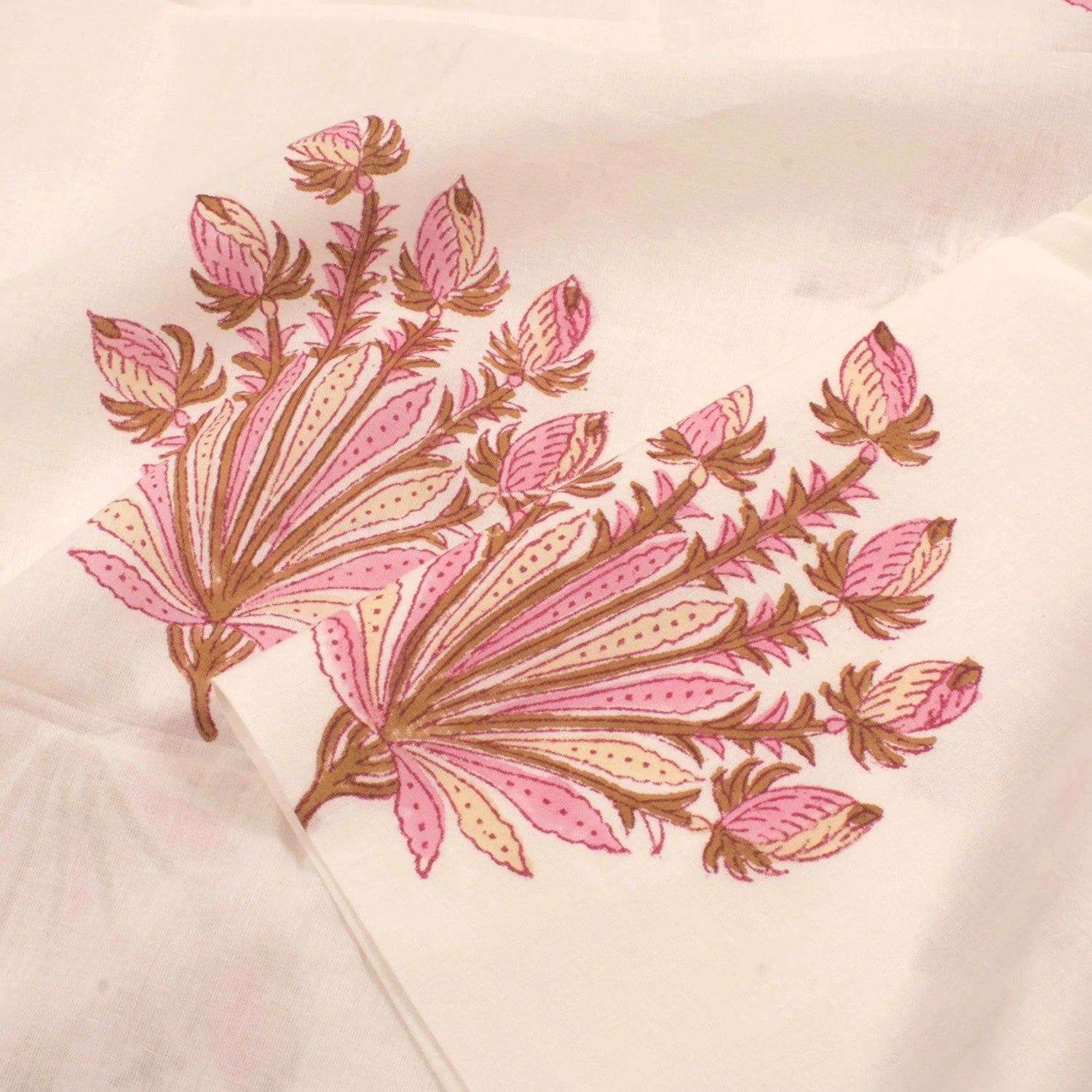 Hand Block Printed Cotton Salwar Suit Material