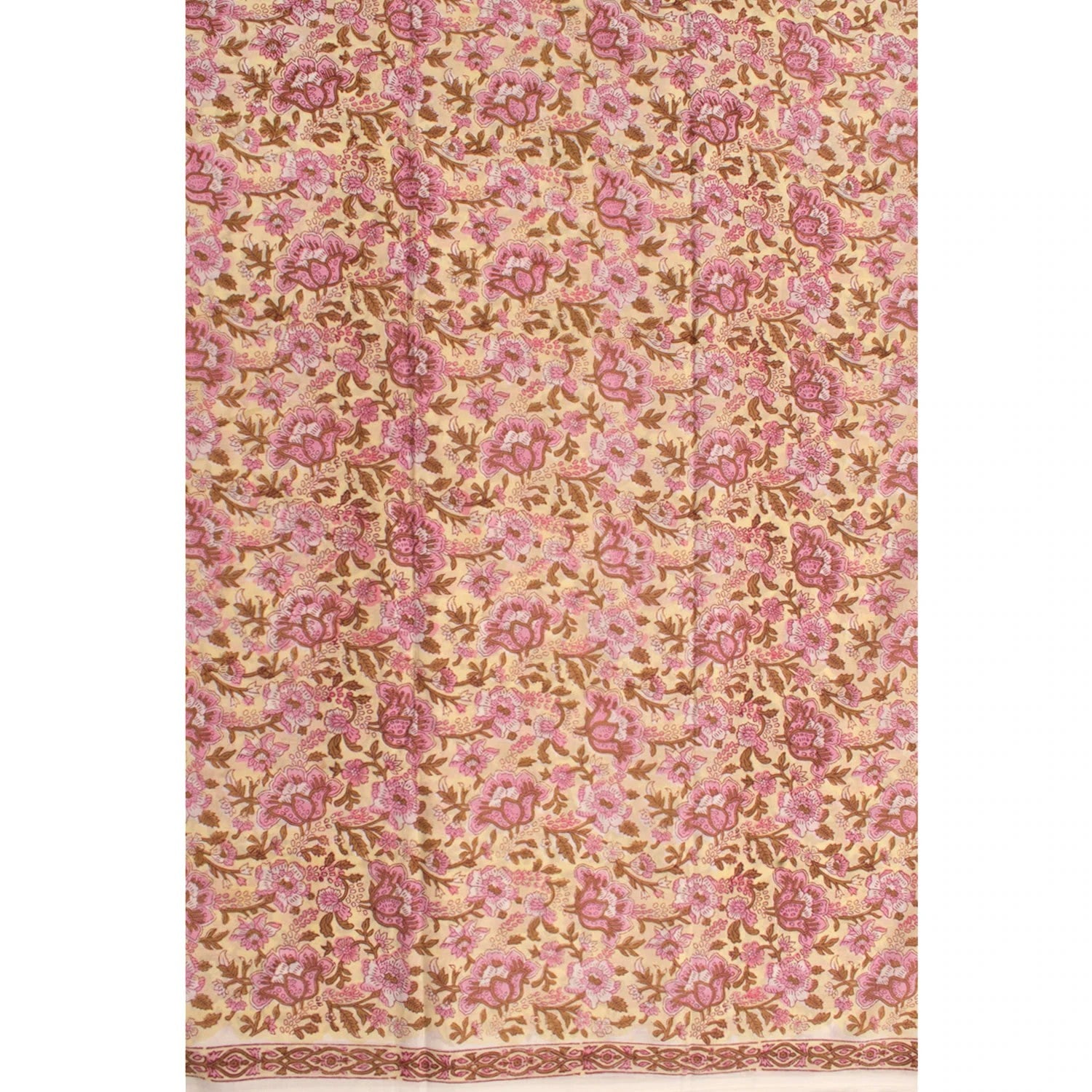 Hand Block Printed Cotton Salwar Suit Material-Rutambhara-RUTAMBHARA