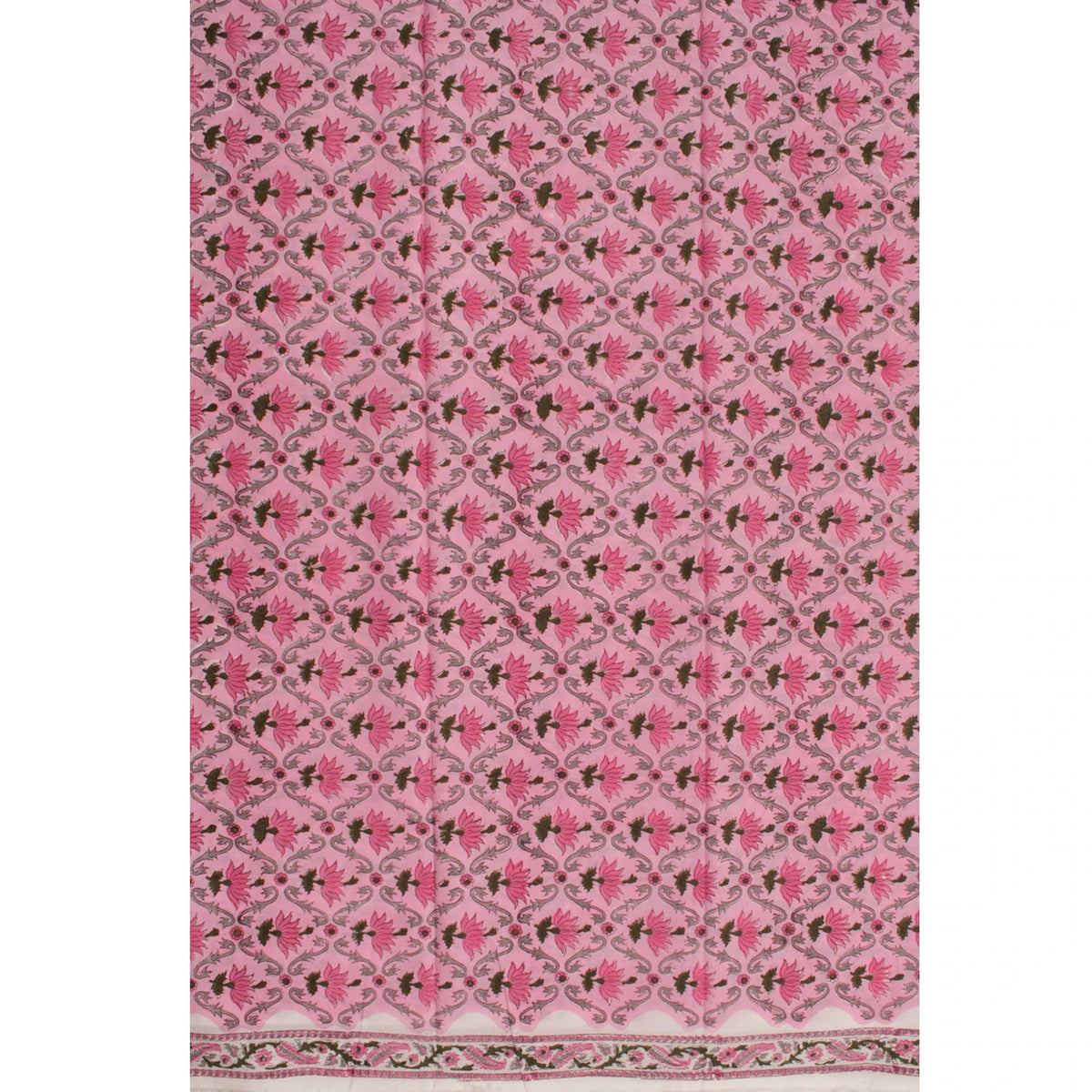 Hand Block Printed Cotton Salwar Suit Material