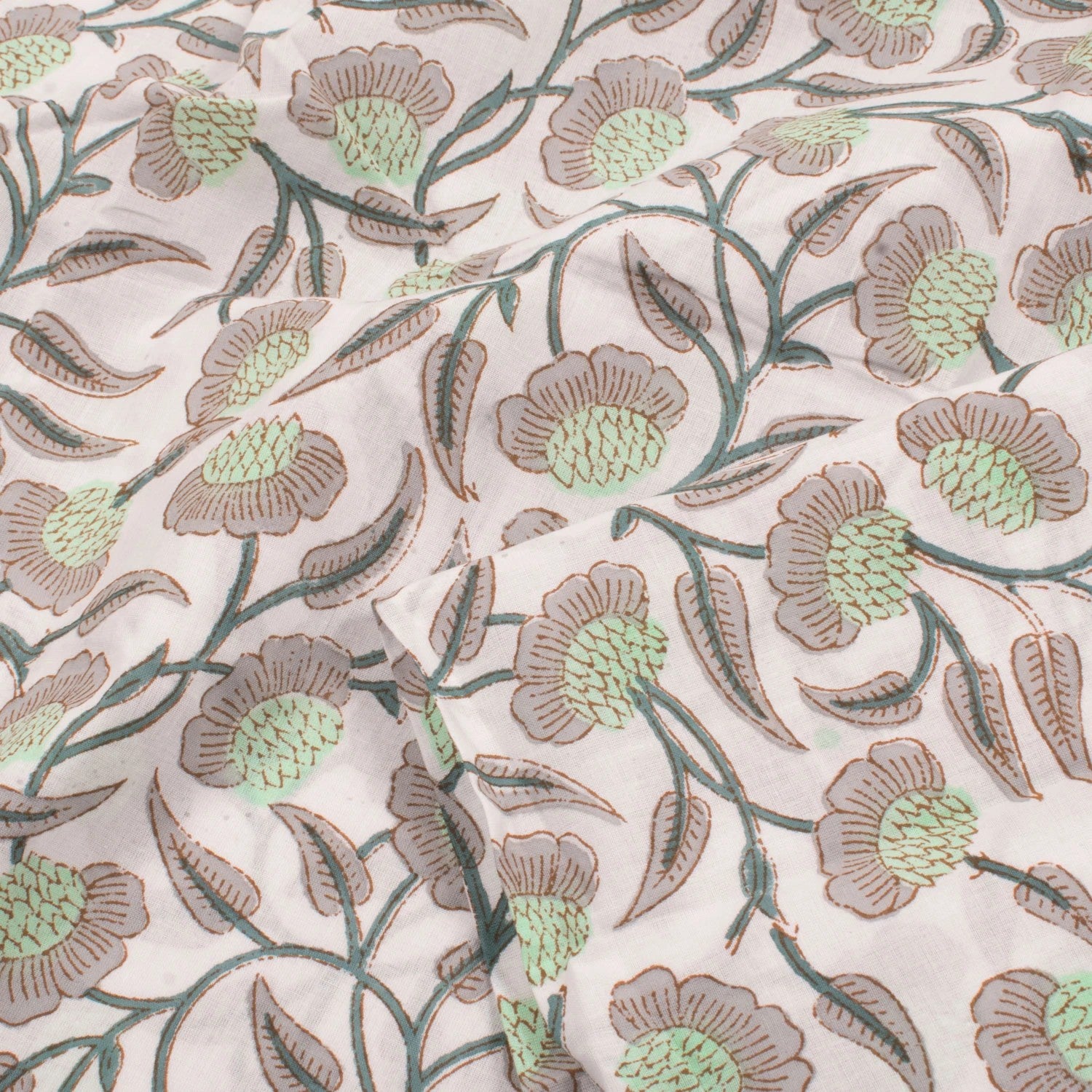 Hand Block Printed Cotton Salwar Suit Material