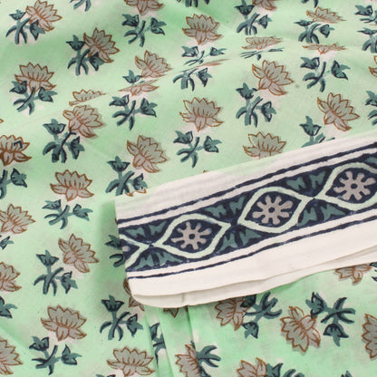 Hand Block Printed Cotton Salwar Suit Material-Rutambhara-RUTAMBHARA