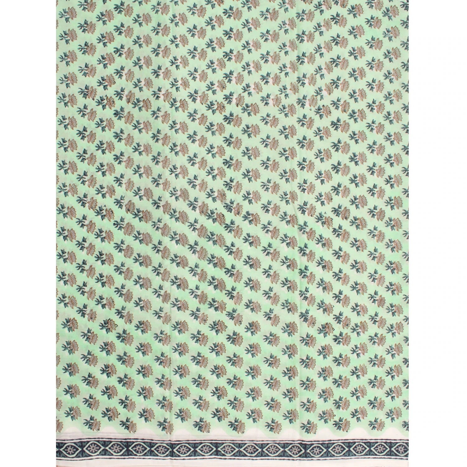 Hand Block Printed Cotton Salwar Suit Material-Rutambhara-RUTAMBHARA