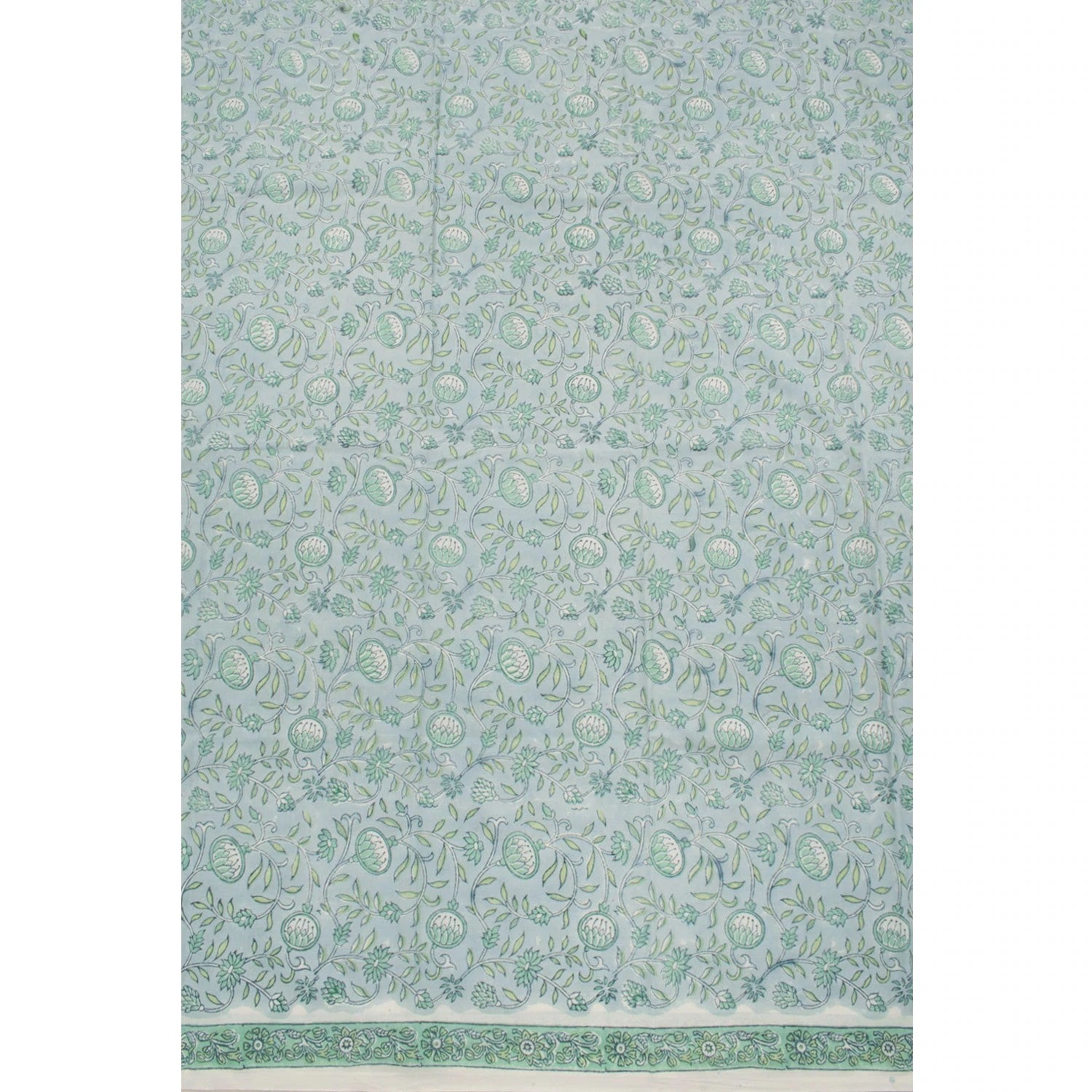 Hand Block Printed Cotton Salwar Suit Material-Rutambhara-RUTAMBHARA