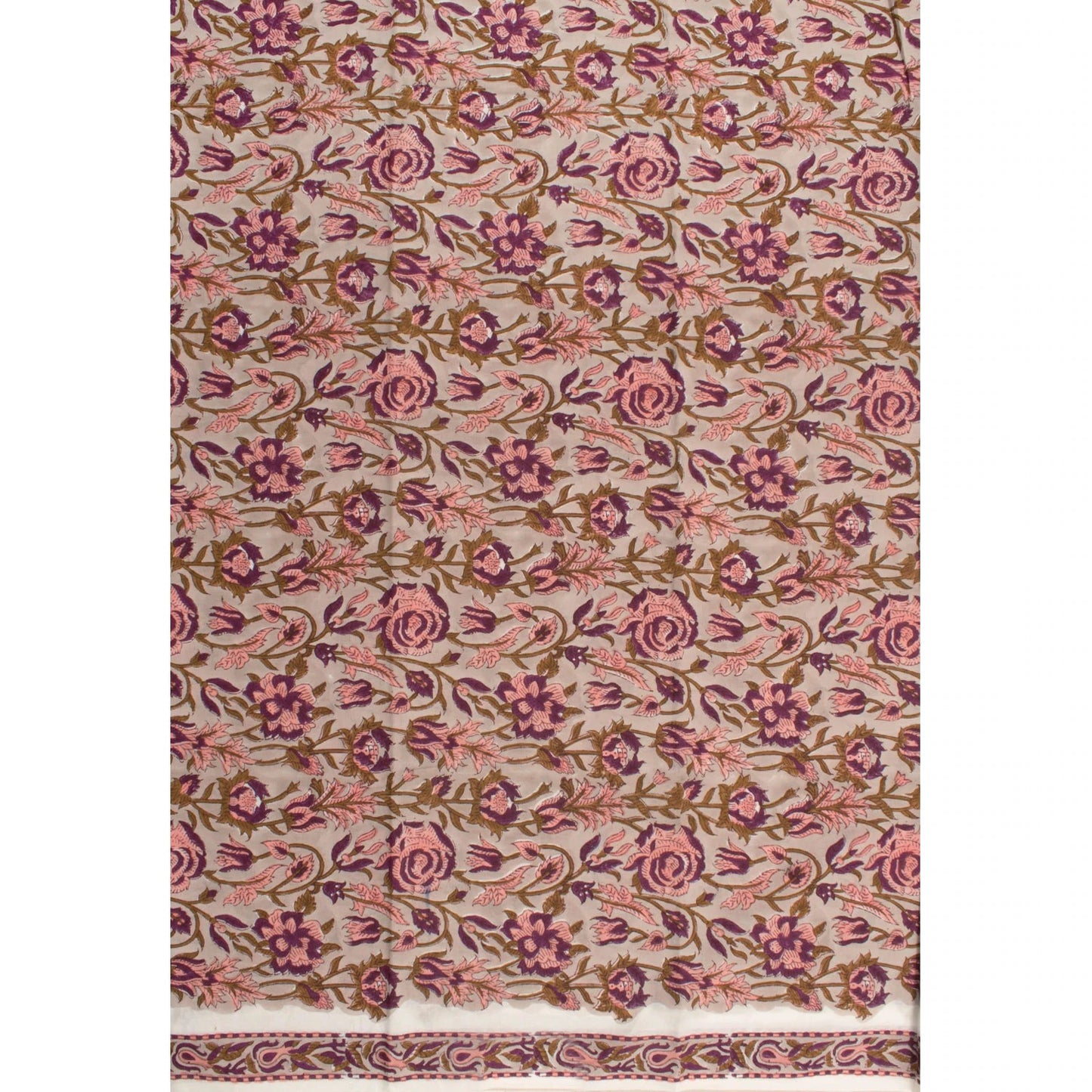 Hand Block Printed Cotton Salwar Suit Material