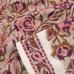 Hand Block Printed Cotton Salwar Suit Material-Rutambhara-RUTAMBHARA