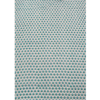 Hand Block Printed Cotton Salwar Suit Material-Rutambhara-RUTAMBHARA