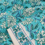 Hand Block Printed Cotton Salwar Suit Material-Rutambhara-RUTAMBHARA