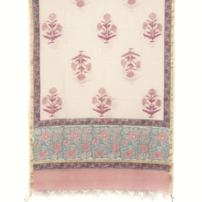 Hand Block Printed Cotton Salwar Suit Material-Rutambhara-RUTAMBHARA