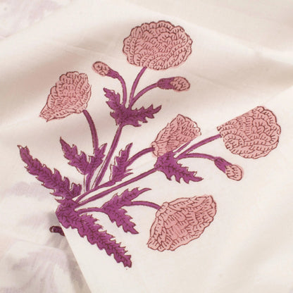 Hand Block Printed Cotton Salwar Suit Material-Rutambhara-RUTAMBHARA