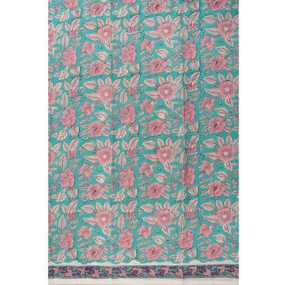 Hand Block Printed Cotton Salwar Suit Material-Rutambhara-RUTAMBHARA