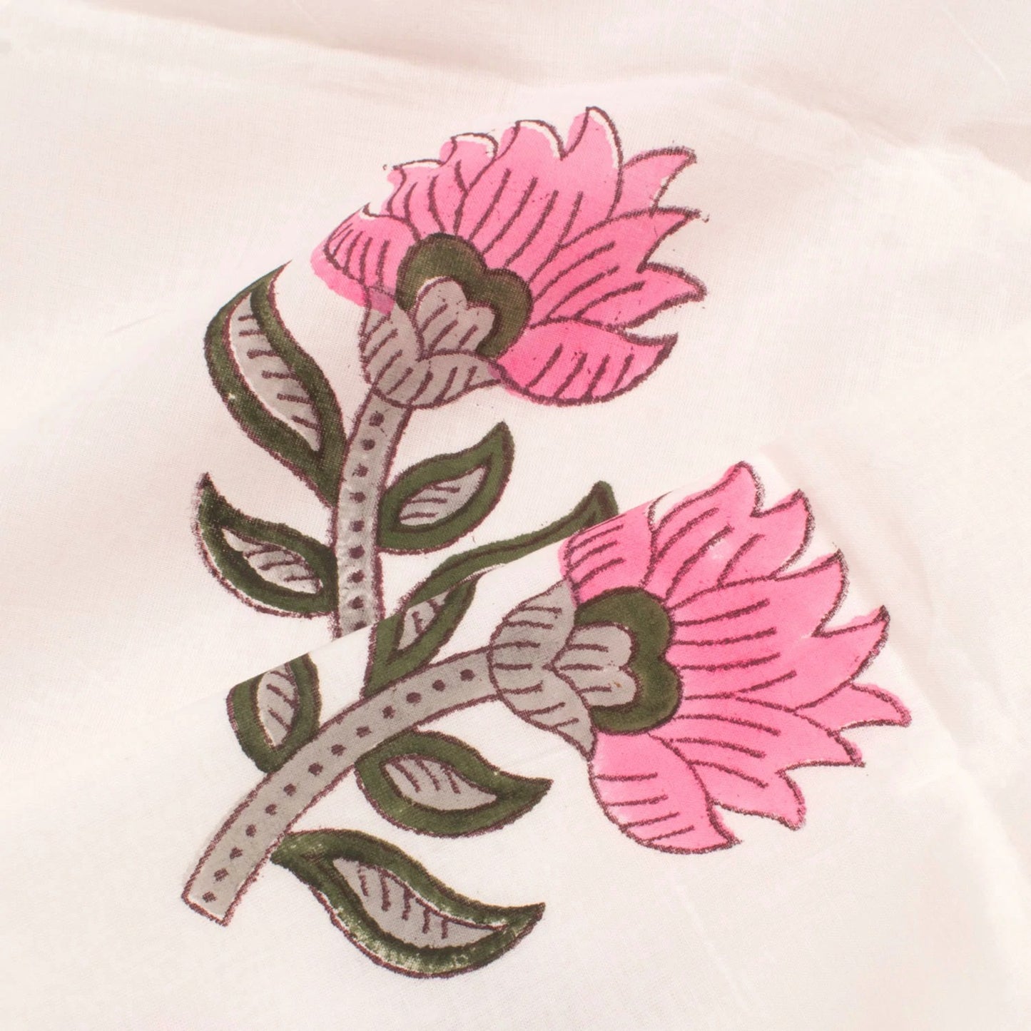 Hand Block Printed Cotton Salwar Suit Material