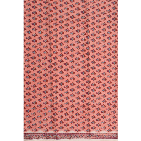 Hand Block Printed Cotton Salwar Suit Material-Rutambhara-RUTAMBHARA
