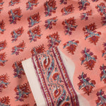 Hand Block Printed Cotton Salwar Suit Material-Rutambhara-RUTAMBHARA