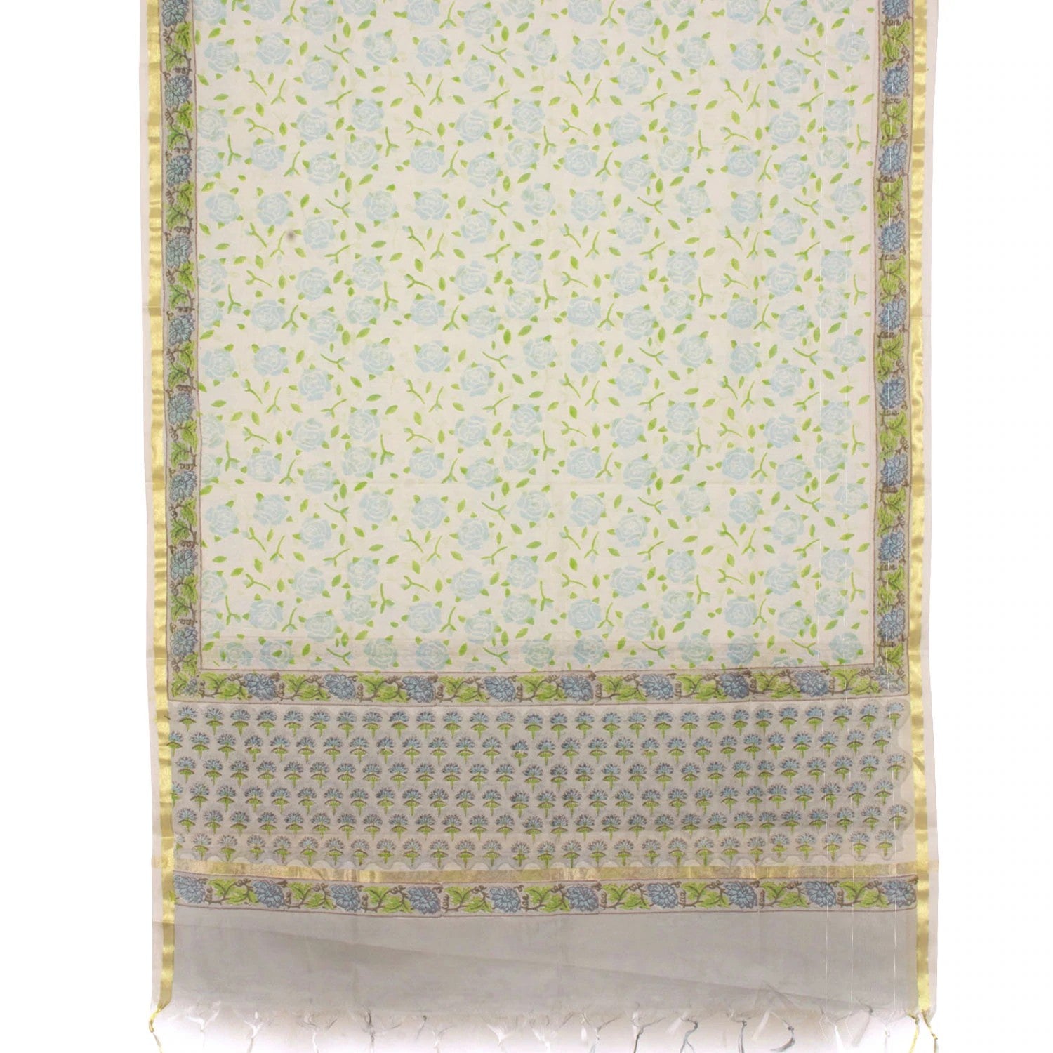 Hand Block Printed Cotton Salwar Suit Material-Rutambhara-RUTAMBHARA