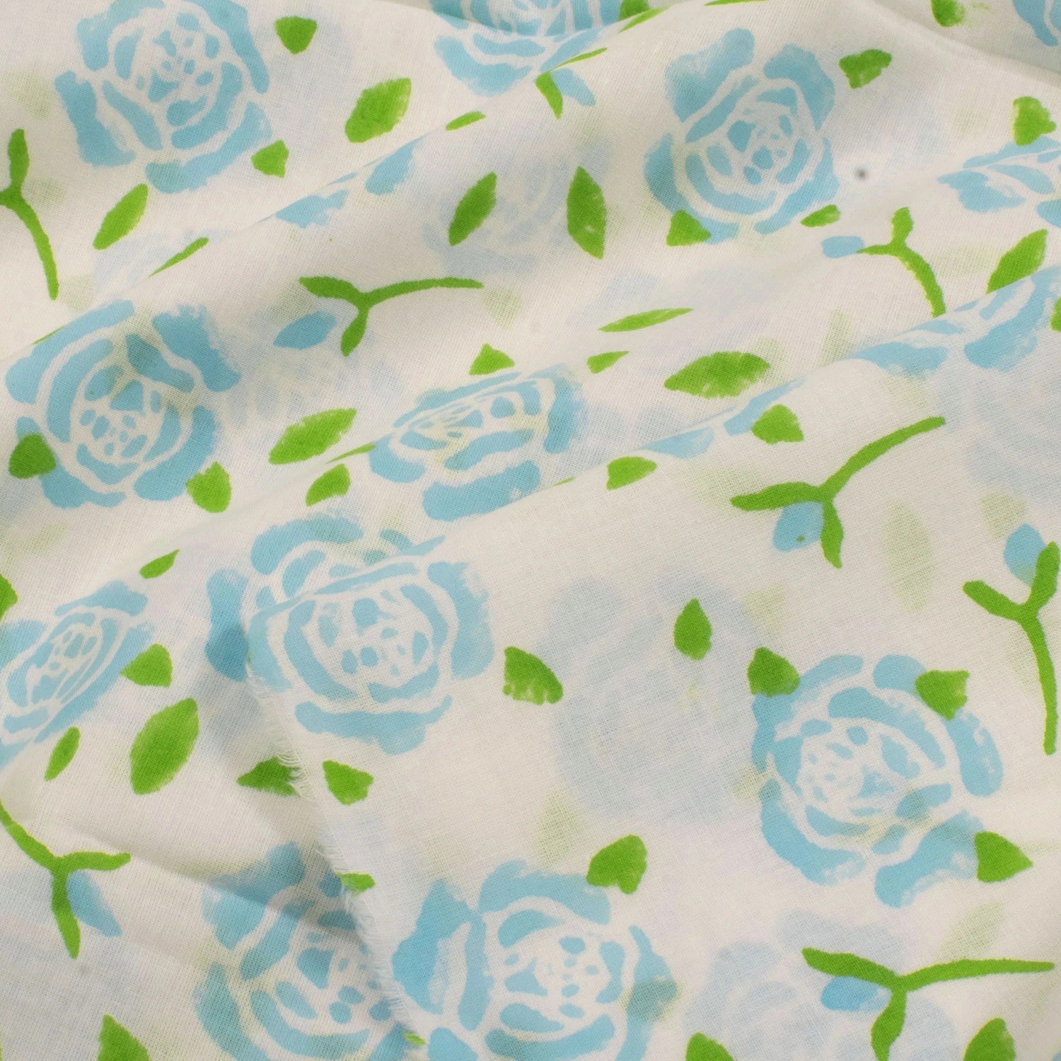 Hand Block Printed Cotton Salwar Suit Material-Rutambhara-RUTAMBHARA