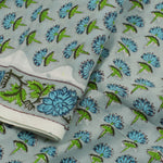 Hand Block Printed Cotton Salwar Suit Material-Rutambhara-RUTAMBHARA