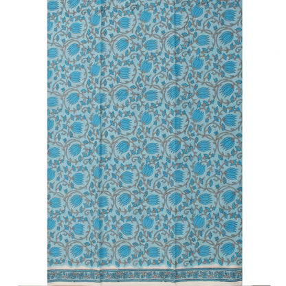 Hand Block Printed Cotton Salwar Suit Material-Rutambhara-RUTAMBHARA