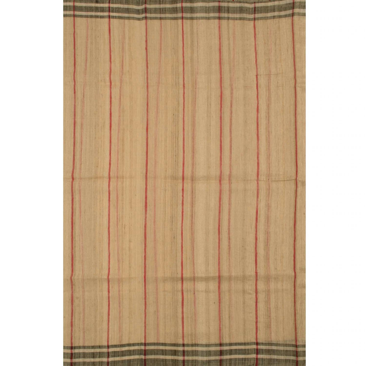 Handwoven and Handspun Tussar Cotton Saree