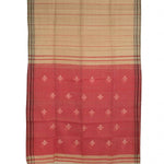 Handwoven and Handspun Tussar Cotton Saree-Rutambhara-RUTAMBHARA