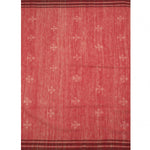 Handwoven and Handspun Tussar Cotton Saree-Rutambhara-RUTAMBHARA