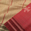 Handwoven and Handspun Tussar Cotton Saree