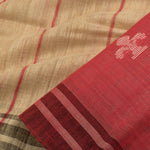 Handwoven and Handspun Tussar Cotton Saree-Rutambhara-RUTAMBHARA