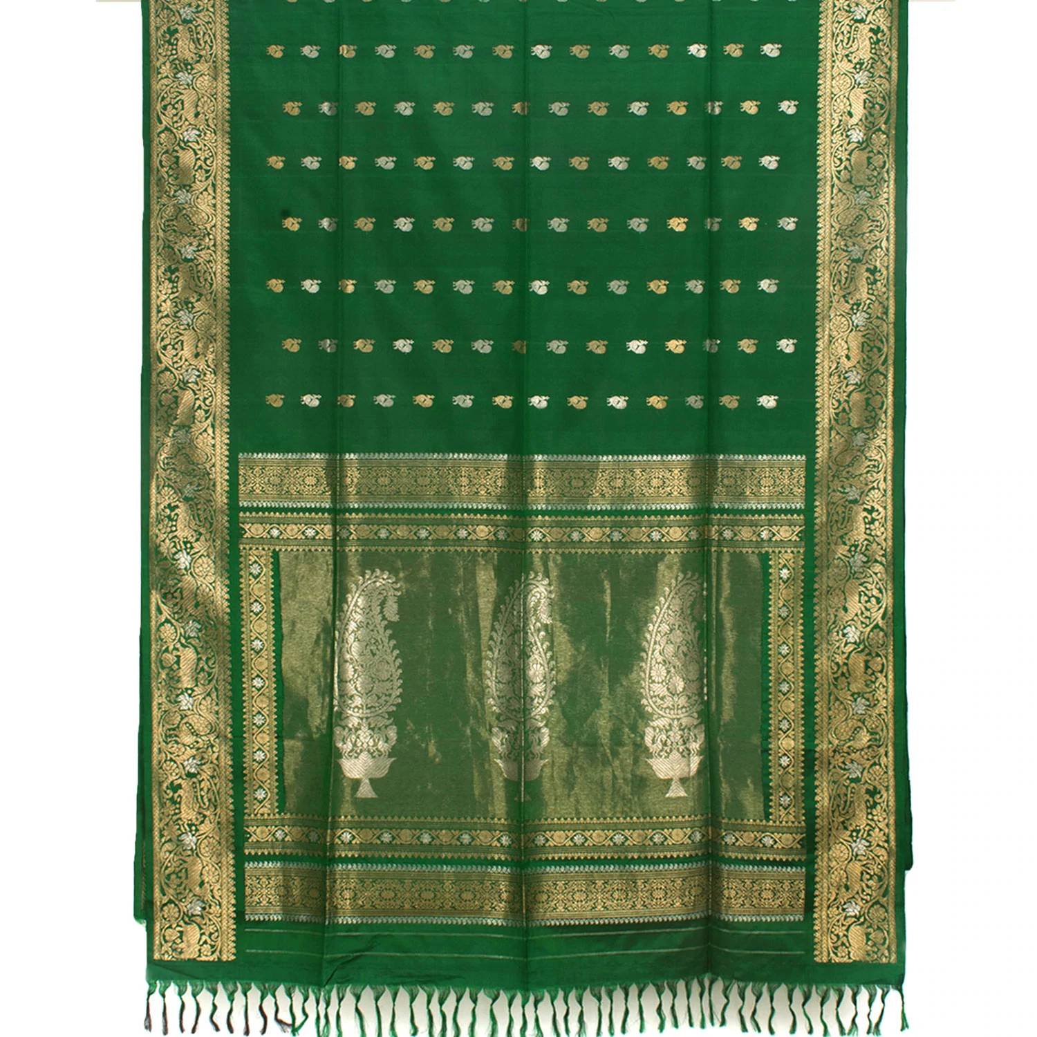 Handwoven Banarasi Katan Silk Saree-Rutambhara-RUTAMBHARA