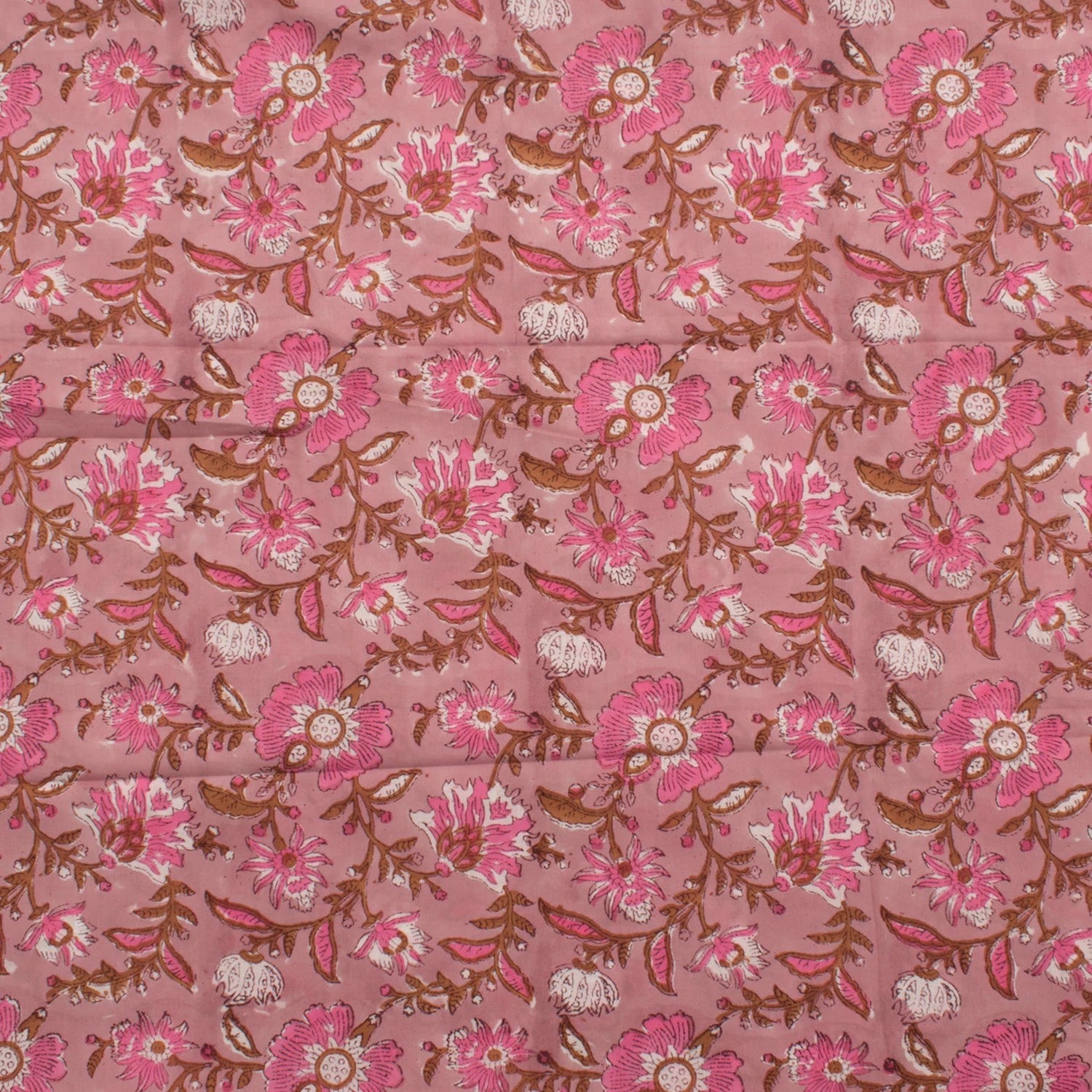 Hand Block Printed Cotton Salwar Suit Material-Rutambhara-RUTAMBHARA