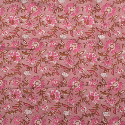 Hand Block Printed Cotton Salwar Suit Material-Rutambhara-RUTAMBHARA