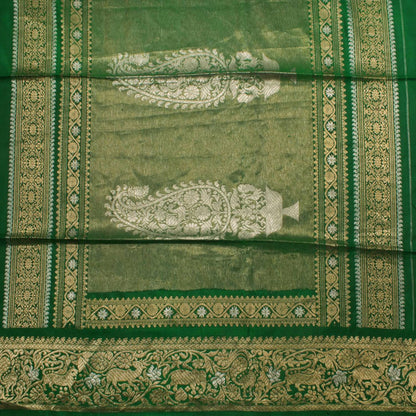 Handwoven Banarasi Katan Silk Saree-Rutambhara-RUTAMBHARA