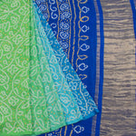 Handcrafted Bandhani Gajji Silk Saree-Rutambhara-RUTAMBHARA