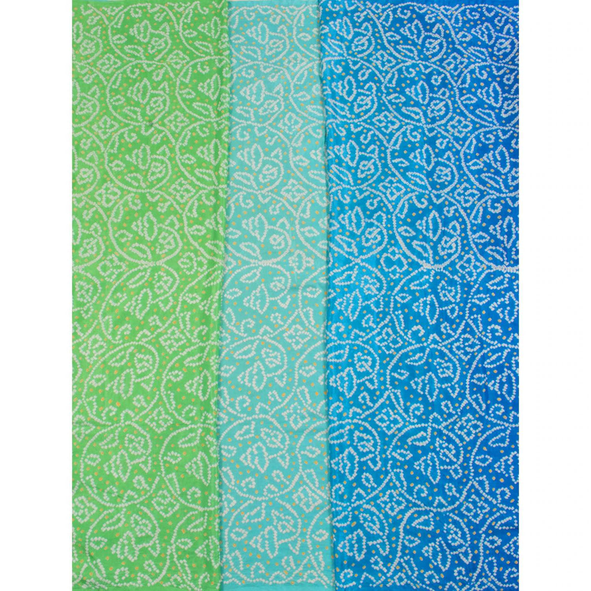 Handcrafted Bandhani Gajji Silk Saree