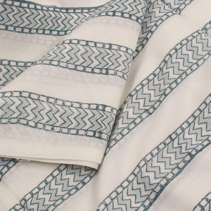 Hand Block Printed Cotton Salwar Suit Material-Rutambhara-RUTAMBHARA