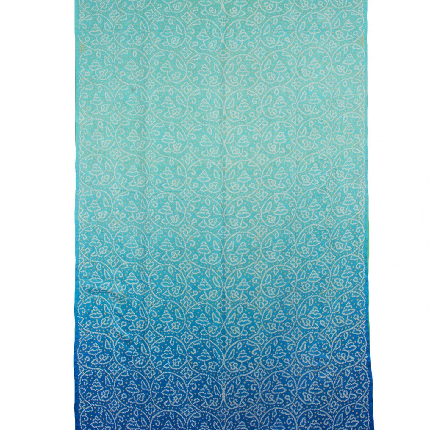 Handcrafted Bandhani Gajji Silk Saree
