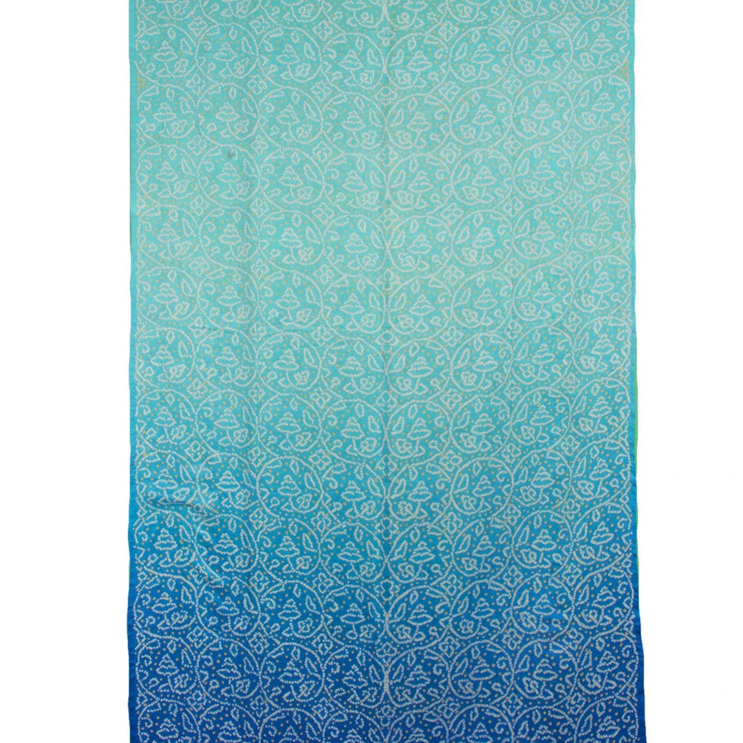 Handcrafted Bandhani Gajji Silk Saree-Rutambhara-RUTAMBHARA