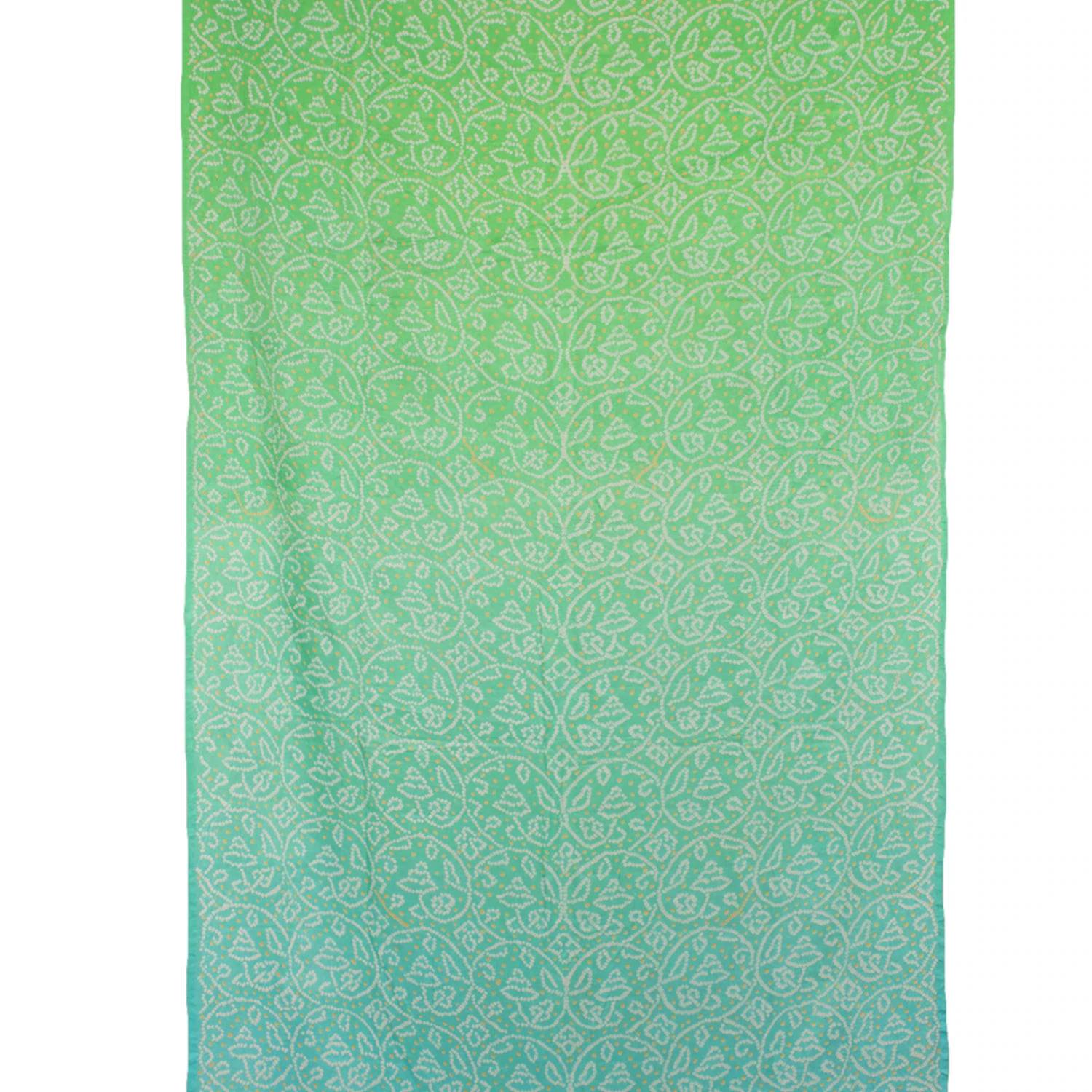 Handcrafted Bandhani Gajji Silk Saree-Rutambhara-RUTAMBHARA