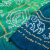 Handcrafted Bandhani Gajji Silk Saree