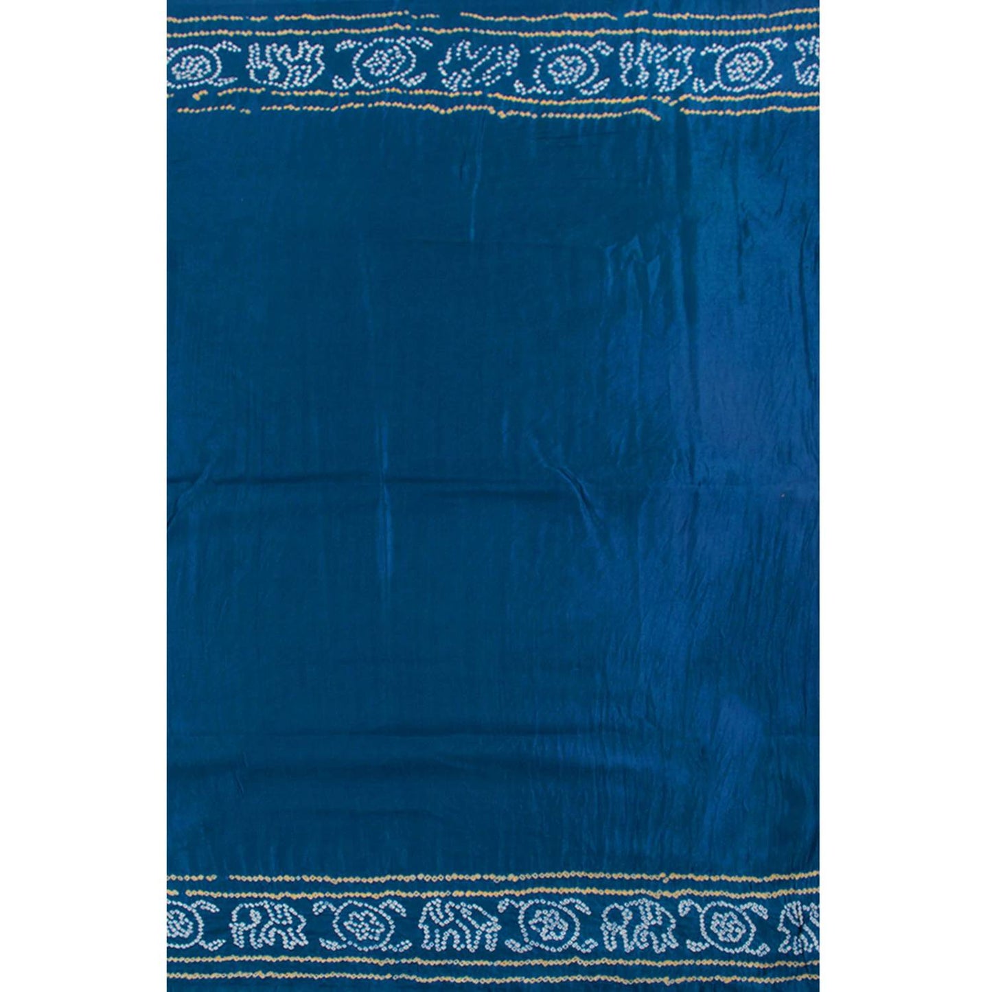 Handcrafted Bandhani Gajji Silk Saree