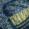 Handcrafted Bandhani Gajji Silk Saree