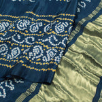 Handcrafted Bandhani Gajji Silk Saree-Rutambhara-RUTAMBHARA