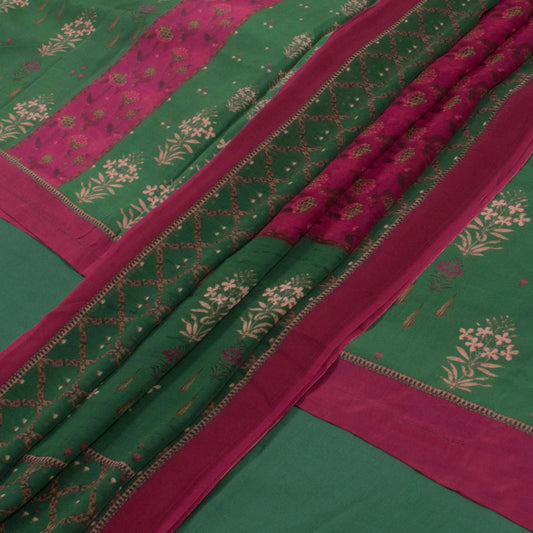 Screen Printed Soft Silk Salwar Suit Material